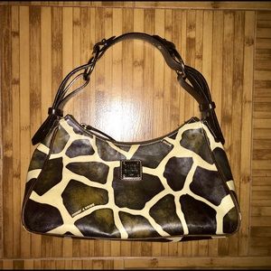 AUTHENTIC Dooney & Bourke Giraffe Printed Handbag